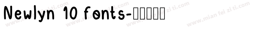 Newlyn 10 fonts字体转换